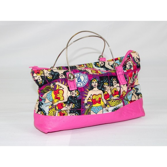 DC Comics Handbags - Custom Made One-of-a-Kind DC Comics Wonder Woman Top Handle Purse by Dee Tyson